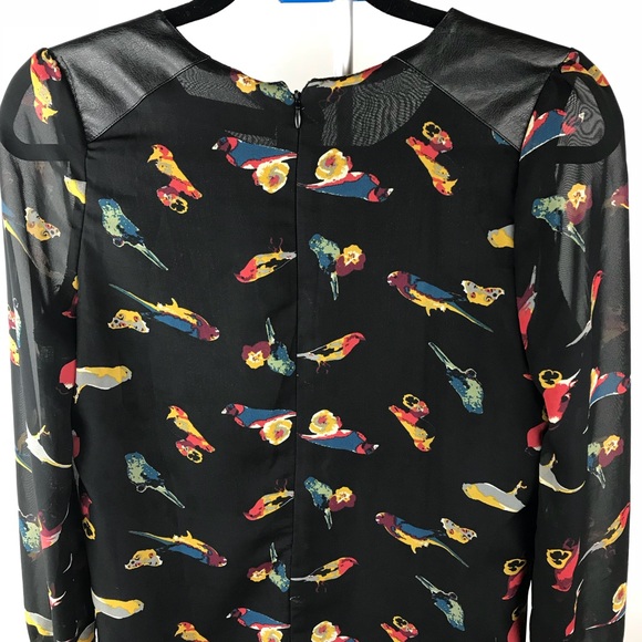 Mina UK Ophelia Pleated Sheath Bird Dress - Picture 8 of 8